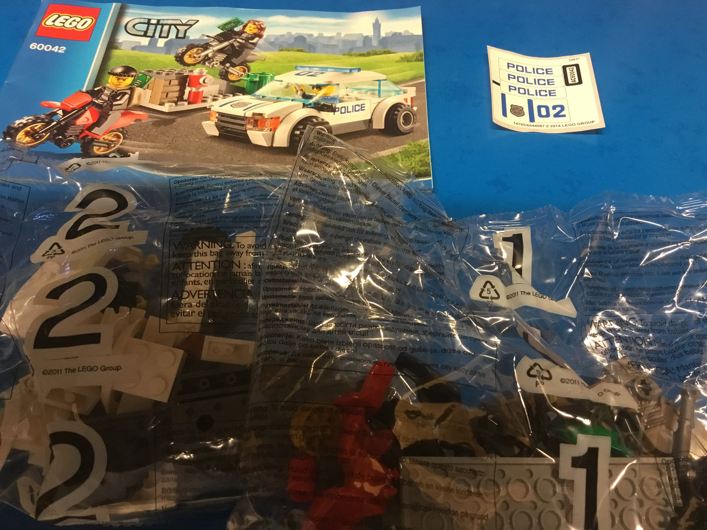 LEGO 60042 City Polizei Verfolgung - ohne Karton