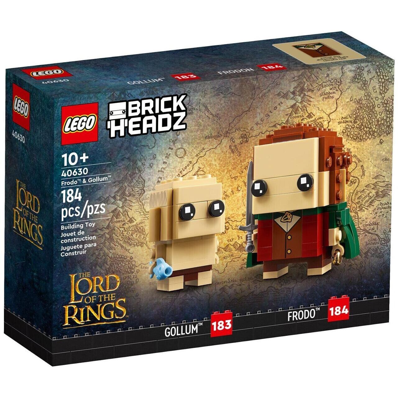 LEGO 40630 BrickHeadz Herr der Ringe Frodo und Gollum Rarität