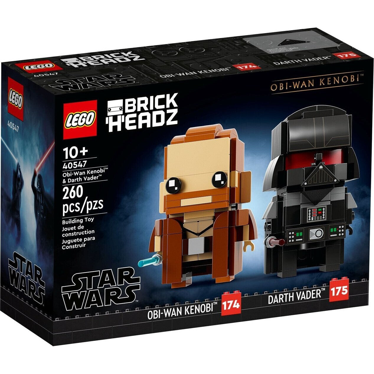 LEGO 40547 BrickHeadz Star Wars Obi-Wan Kenobi & Darth Vader