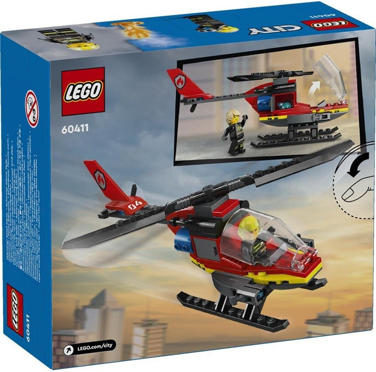LEGO 60411 City Feuerwehrhubschrauber