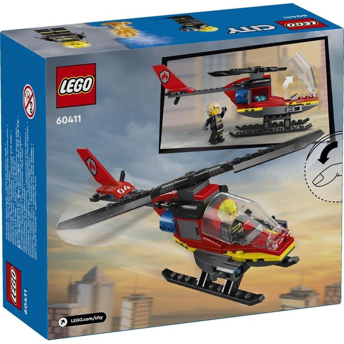 LEGO 60411 City Feuerwehrhubschrauber