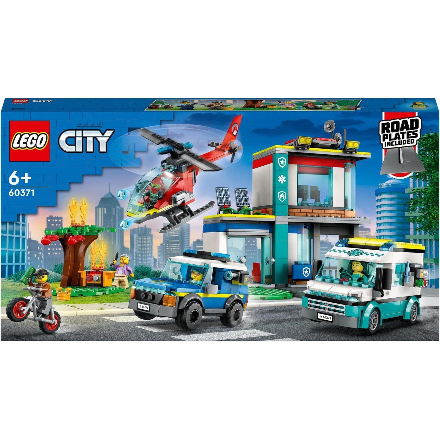 LEGO 60371 City Hauptquartier der Rettungsfahrzeuge