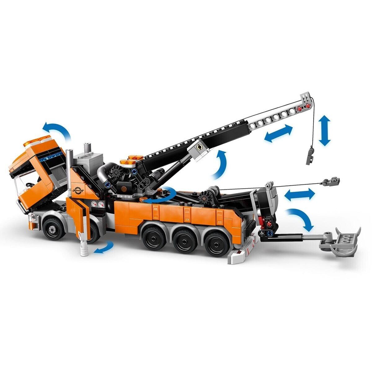 LEGO 60467 City Schwerlast-Abschleppwagen mit Kran