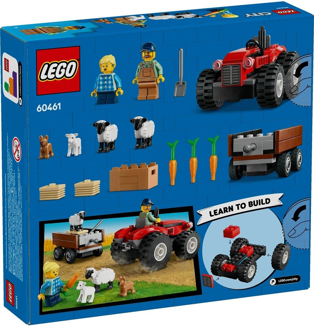 LEGO 60461 City Traktor mit Anhänger 4+