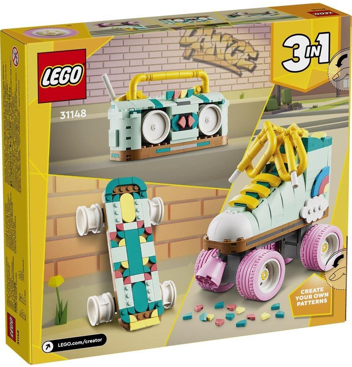 LEGO 31148 Creator 3in1 Rollschuh