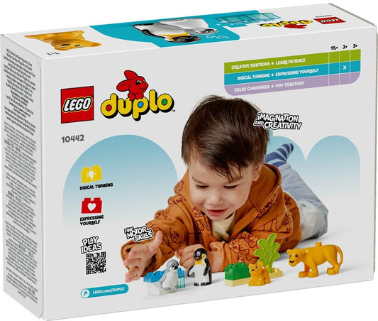 LEGO 10442 Duplo Wildtierfamilien Pinguine und Löwen