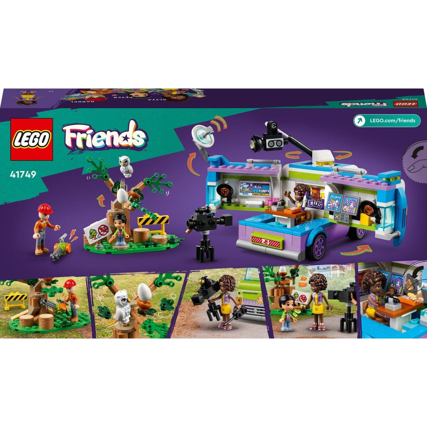 LEGO 41749 Friends Nachrichtenwagen