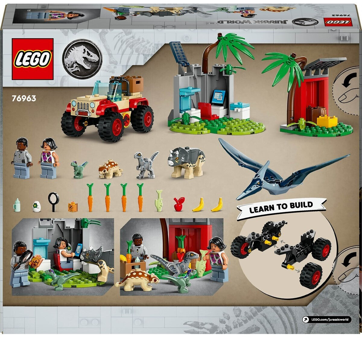 LEGO 76963 Jurassic World Rettungszentrum für Baby Dinos 4+