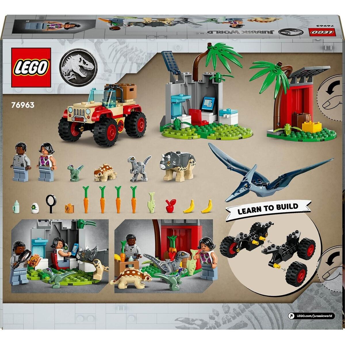 LEGO 76963 Jurassic World Rettungszentrum für Baby Dinos ab 4+