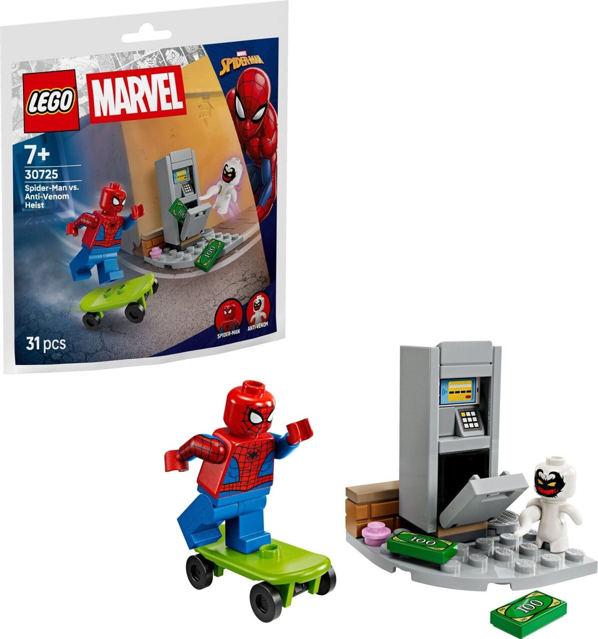 LEGO 30725 Marvel Super Heroes Spider-Man stoppt Anti-Venoms Coup Polybag / Paperbag