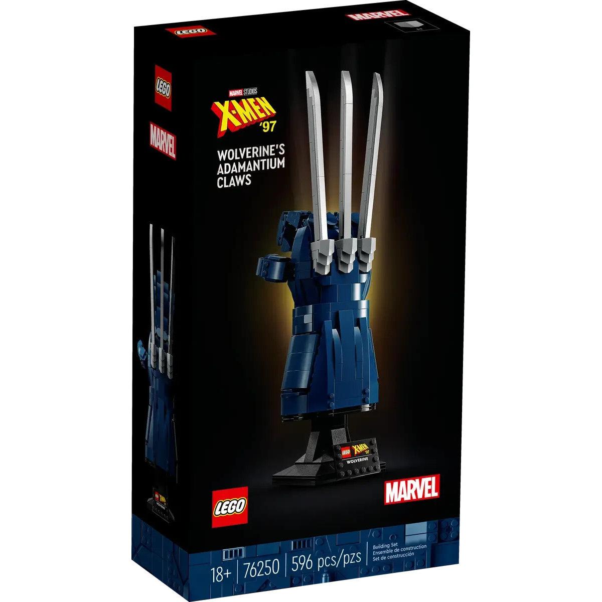 LEGO 76250 Marvel Super Heroes Wolverines Adamantium-Klaue Karton gedrückt