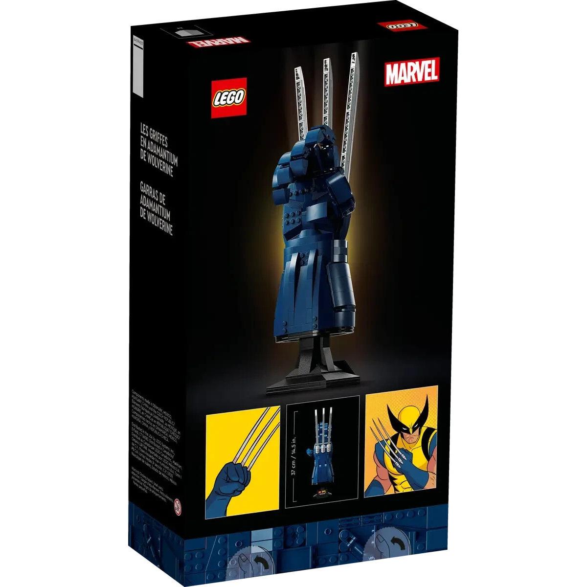LEGO 76250 Marvel Super Heroes Wolverines Adamantium-Klaue Karton gedrückt
