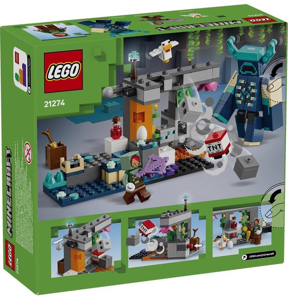 LEGO 21274 Minecraft Begegnung mit dem Wächter