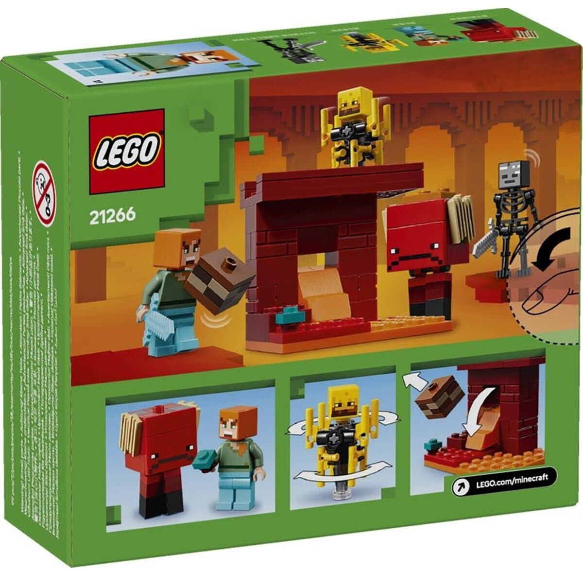 LEGO 21266 Minecraft Das Lava Duell im Nether