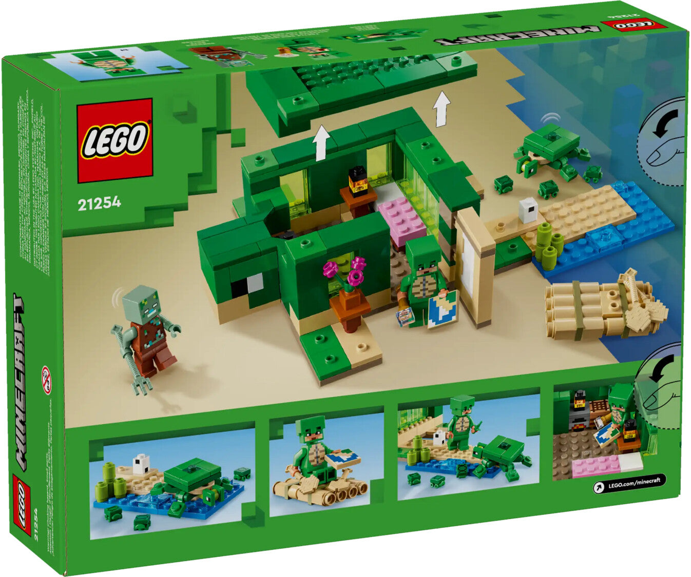 LEGO 21254 Minecraft Das Schildkrötenstrandhaus