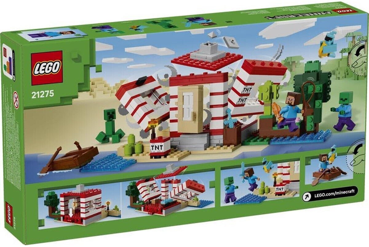 LEGO 21275 Minecraft Das TNT Dschungelhaus