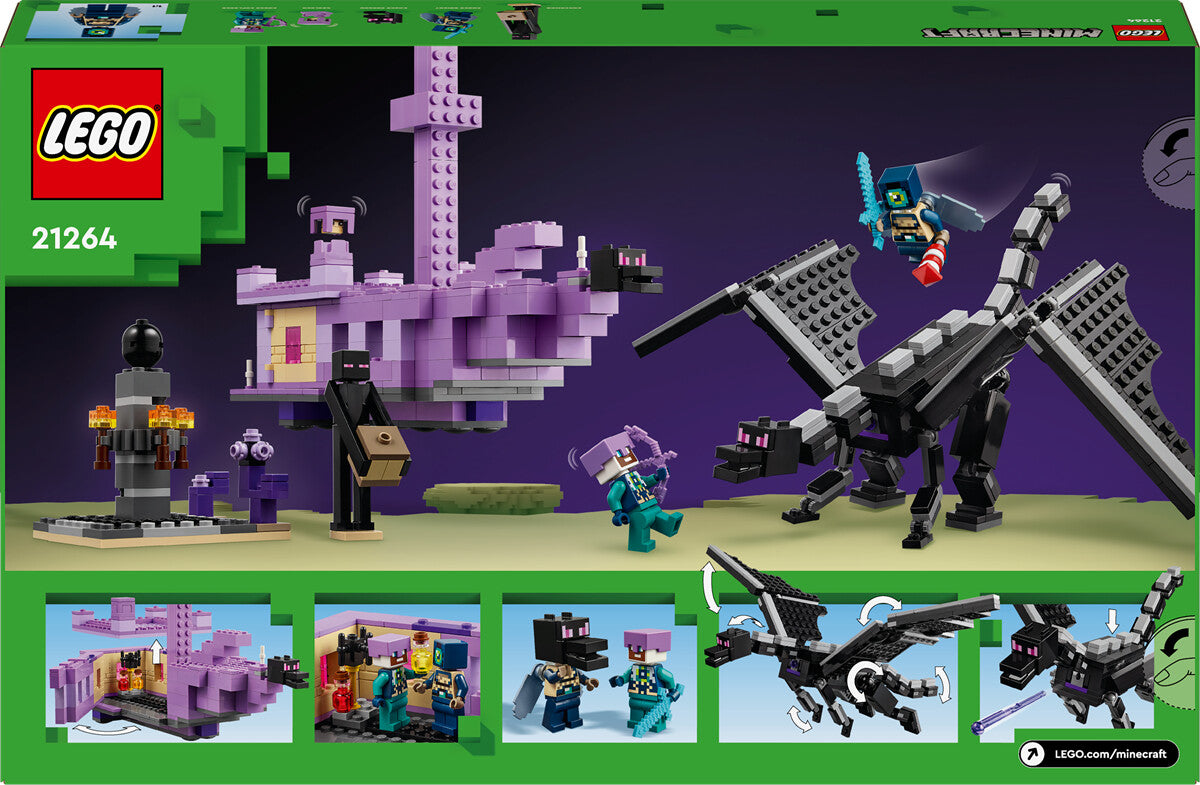 LEGO 21264 Minecraft Der Enderdrache und das Endschiff