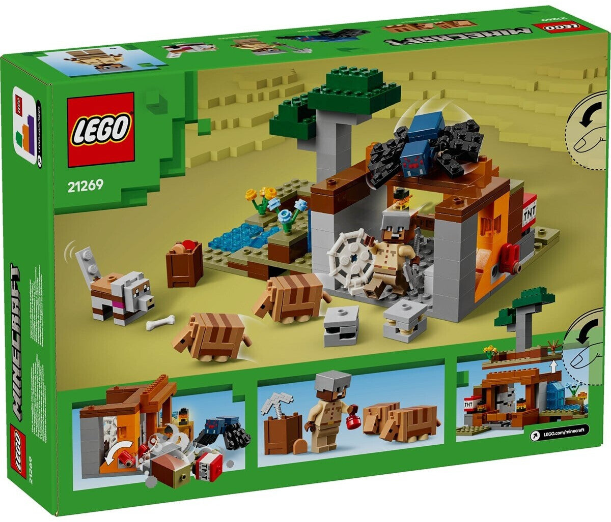 LEGO 21269 Minecraft Die Expedition zur Gürteltiermine