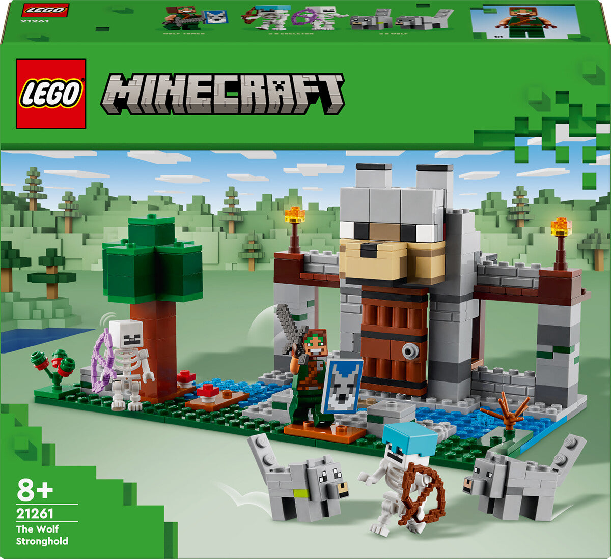 LEGO 21261 Minecraft Die Wolfsfestung