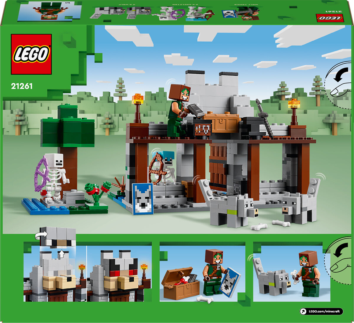 LEGO 21261 Minecraft Die Wolfsfestung