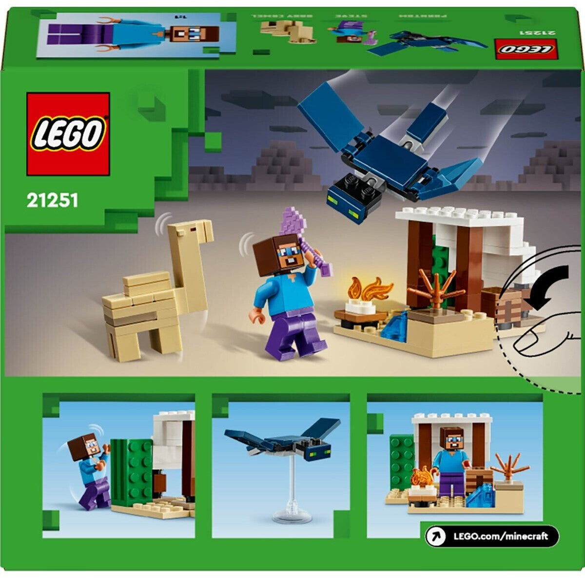 LEGO 21251 Minecraft Steves Wüstenexpedition