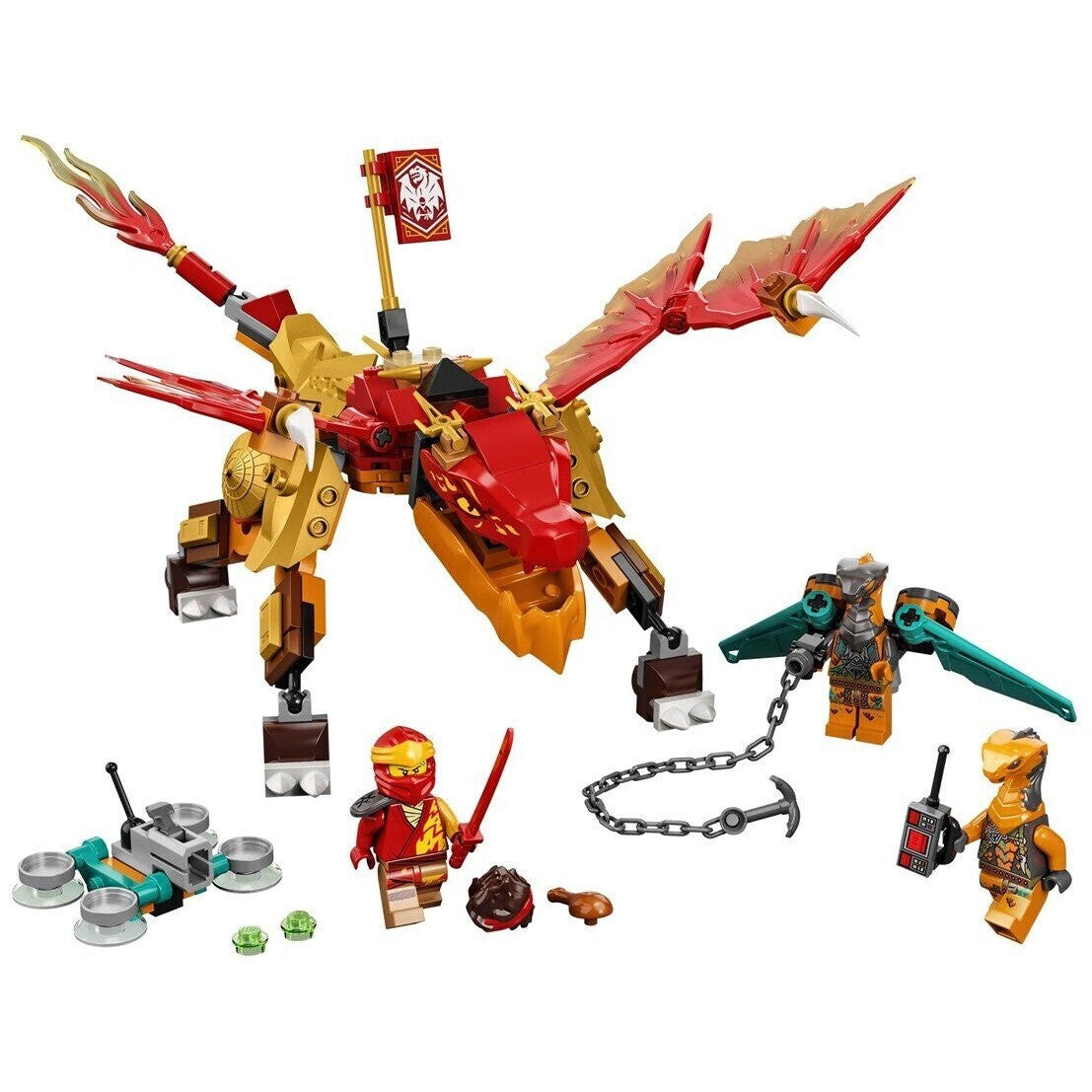 LEGO 71762 Ninjago Kais Feuerdrache EVO