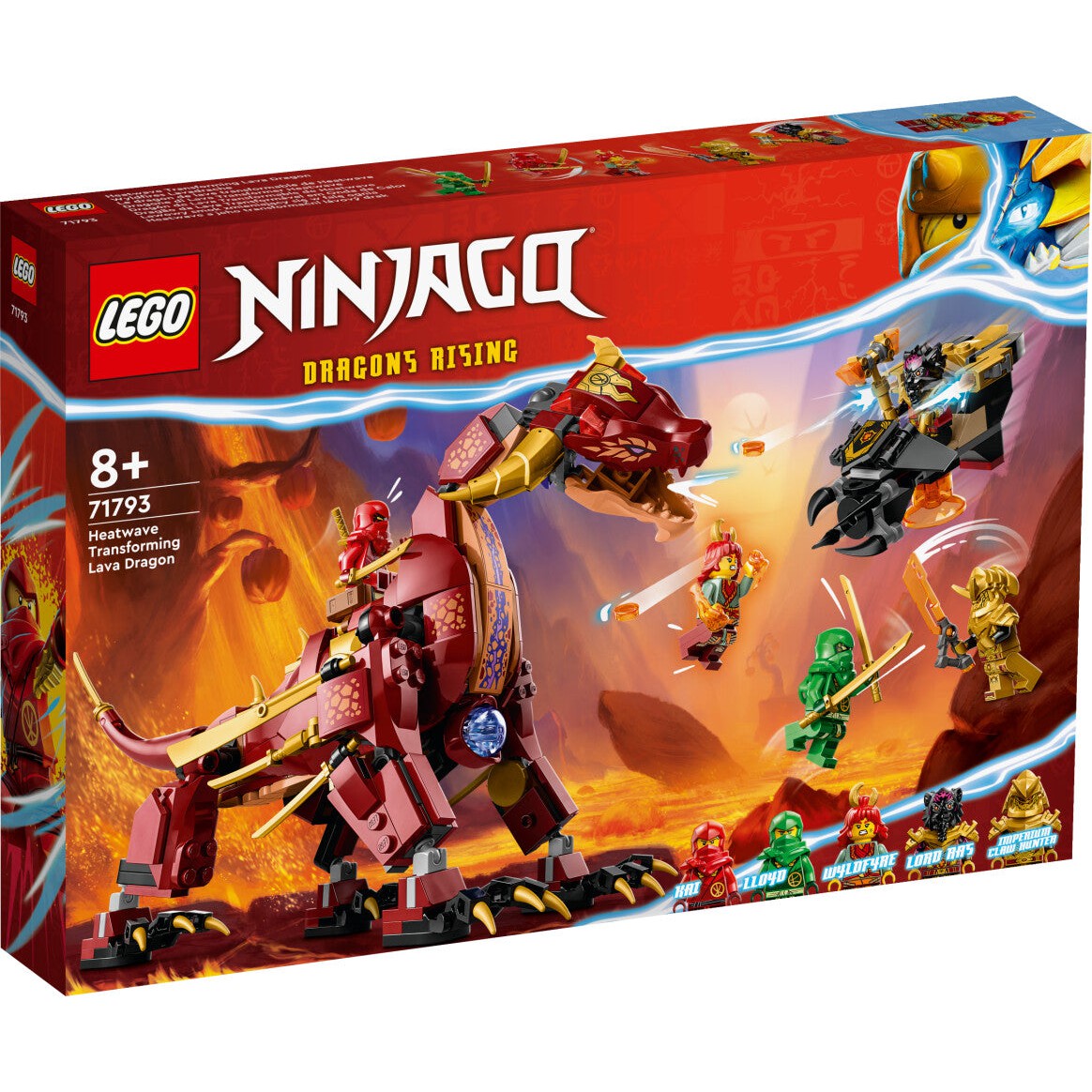 LEGO 71793 Ninjago Wyldfires Lavadrache