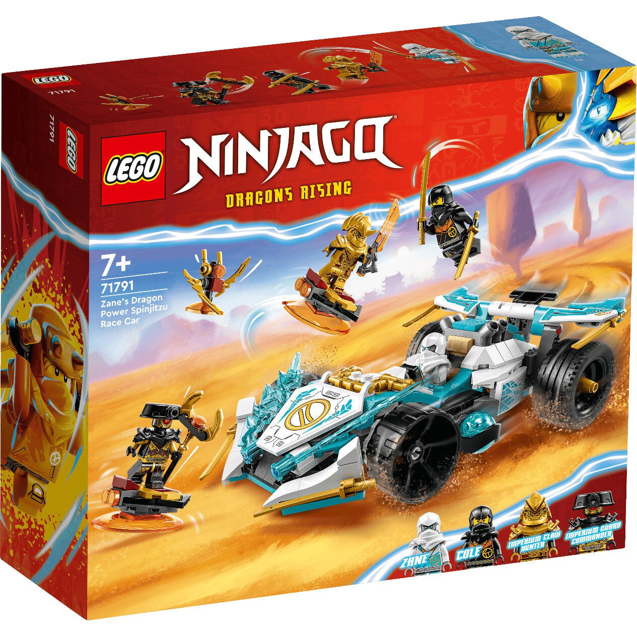 LEGO 71791 Ninjago Zanes Drachenpower Spinjitzu-Rennwagen