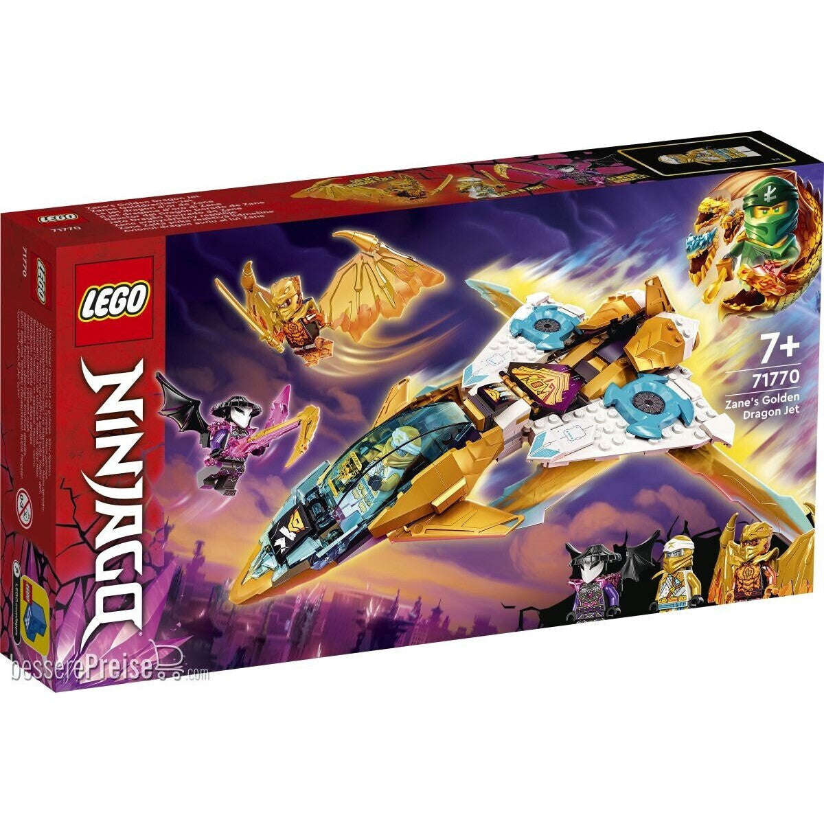 LEGO 71770 Ninjago Zanes Golddrachen-Jet