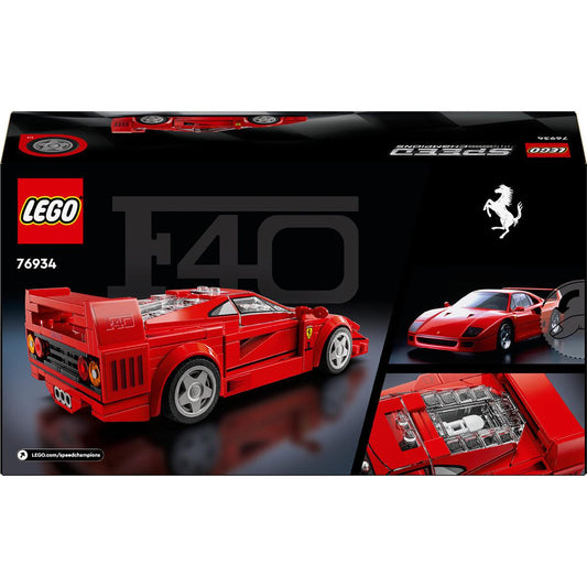 LEGO 76934 Speed Champions Ferrari F40 Supersportwagen