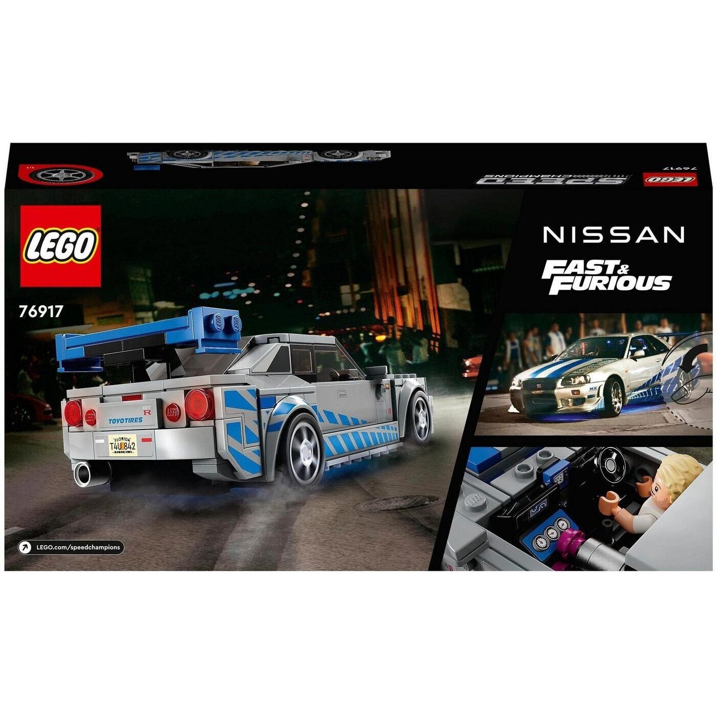 LEGO 76917 Speed Champions 2Fast2Furious Nissan Skyline GT-R (R34)