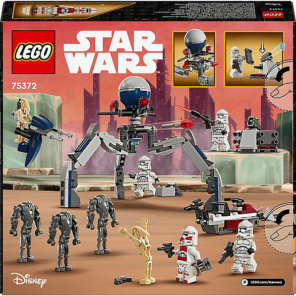 LEGO 75372 Star Wars Clone Trooper & Battle Droid Battle Pack