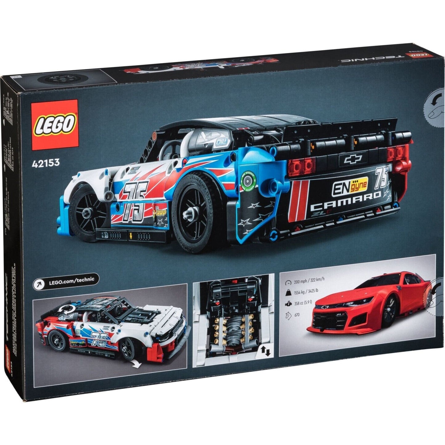 LEGO 42153 Technic Nascar Next Gen Chevrolet Camaro ZL1