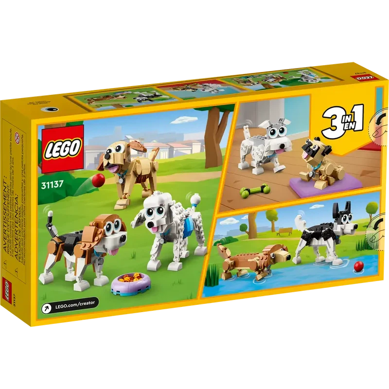 LEGO 31137 Creator 3in1 Niedliche Hunde