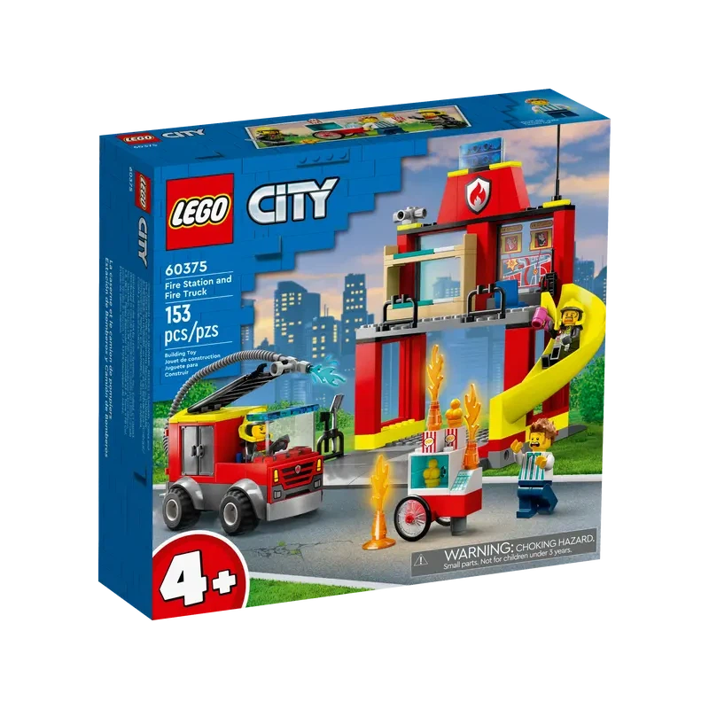 LEGO 60375 City Feuerwehrstation und Löschauto ab4+