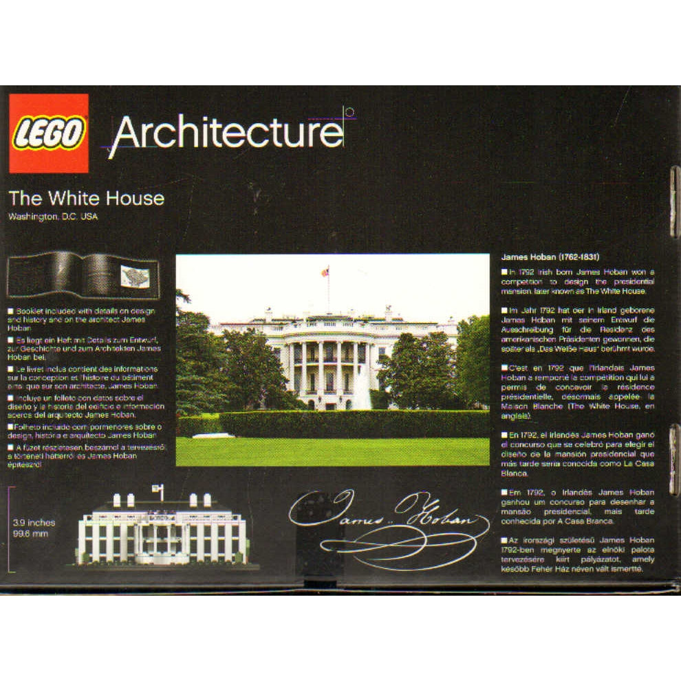 LEGO 21006 Architecture Das Weiße Haus The White House Rarität von 2011