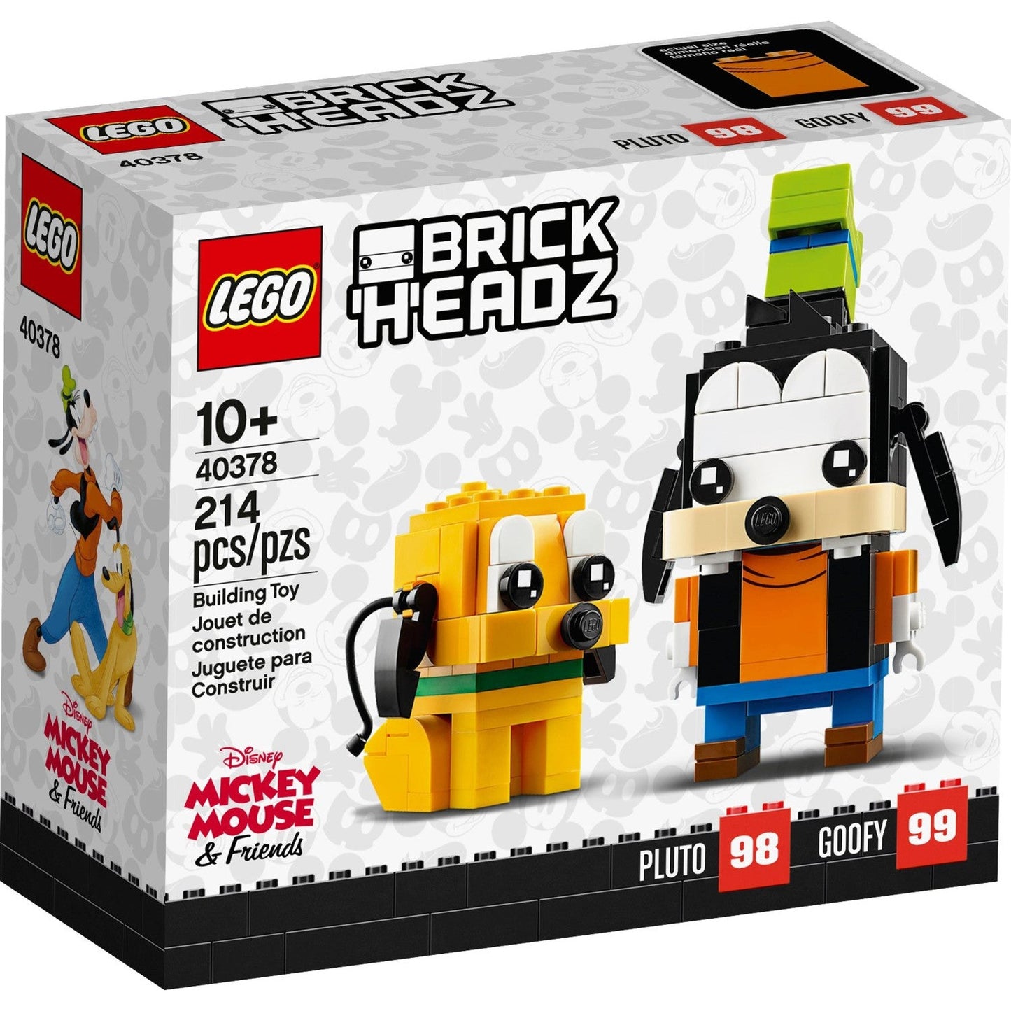 LEGO 40378 BrickHeadz Disney Goofy & Pluto