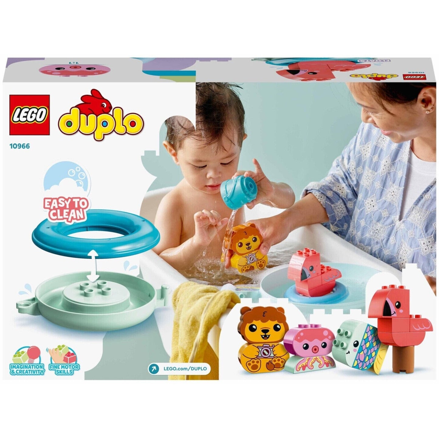LEGO 10966 Duplo Badewannenspaß Schwimmende Tierinsel