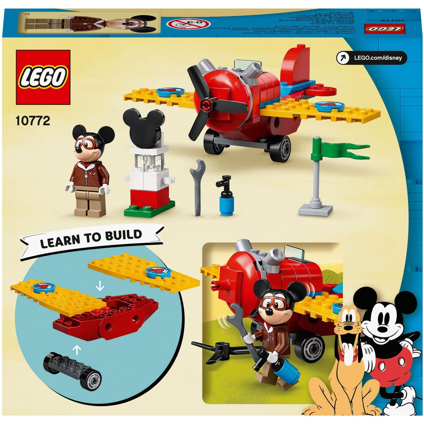 LEGO 10772 Disney Mickys Propellerflugzeug ab 4+ Rarität