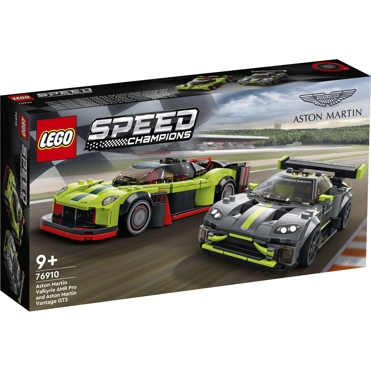 LEGO 76910 Speed Champions Aston Martin Valkyrie AMR Pro & Aston Martin Vantage GT3