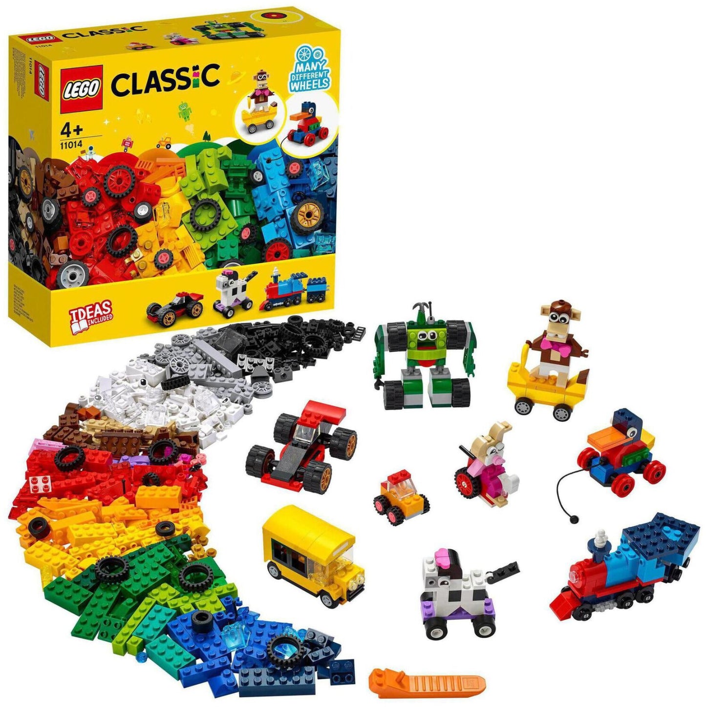 LEGO 11014 Classic Steinebox mit Rädern