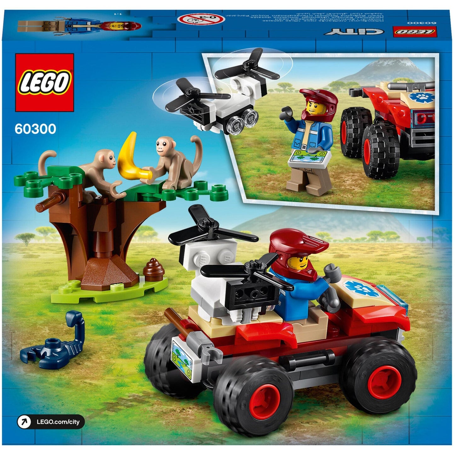 LEGO 60300 City Tierrettungs-Quad