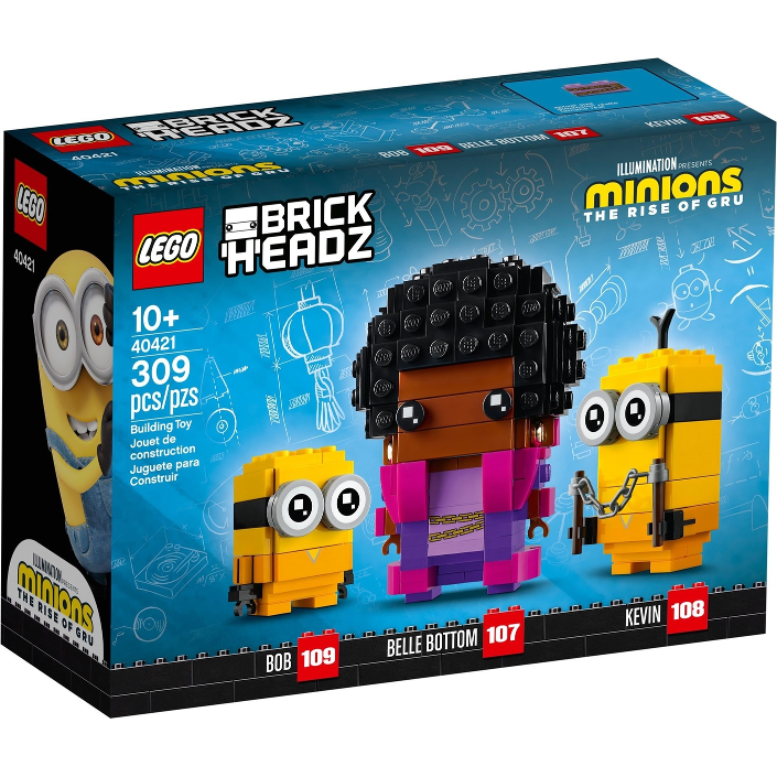 LEGO 40421 BrickHeadz Minions Belle Bottom, Kevin & Bob