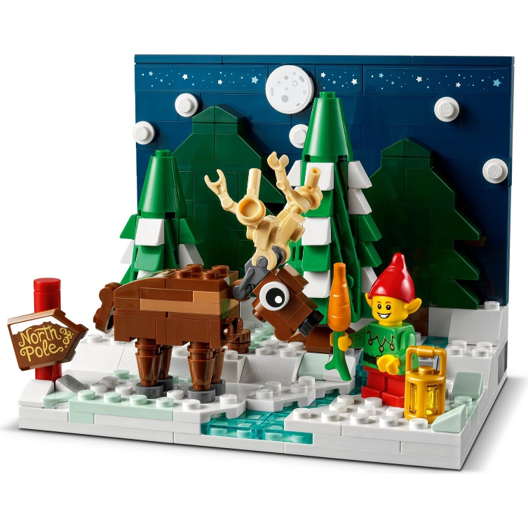 LEGO 40484 Vorgarten des Weihnachtsmanns Weihnachten