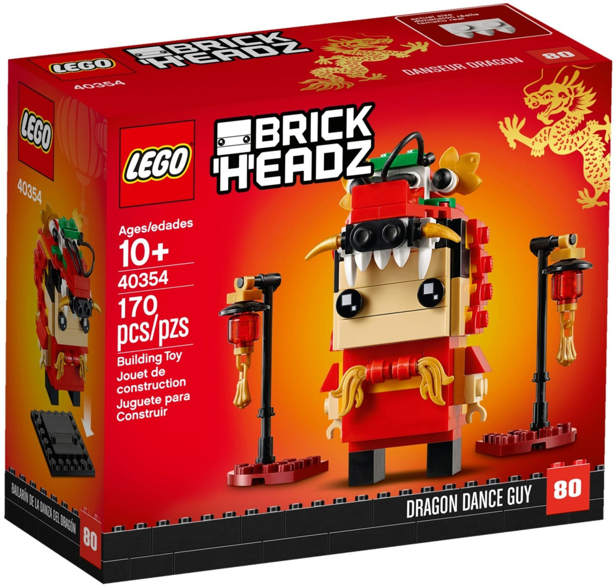 LEGO 40354 BrickHeadz Drachentanz Mann