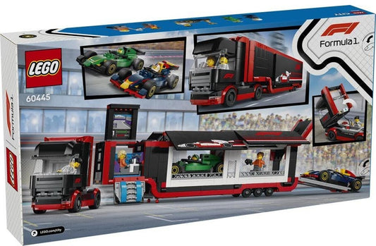 LEGO 60445 City F1 Transporter Mit RB20 & AMR24 F1 Rennautos