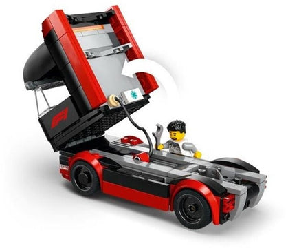 LEGO 60445 City F1 Transporter Mit RB20 & AMR24 F1 Rennautos