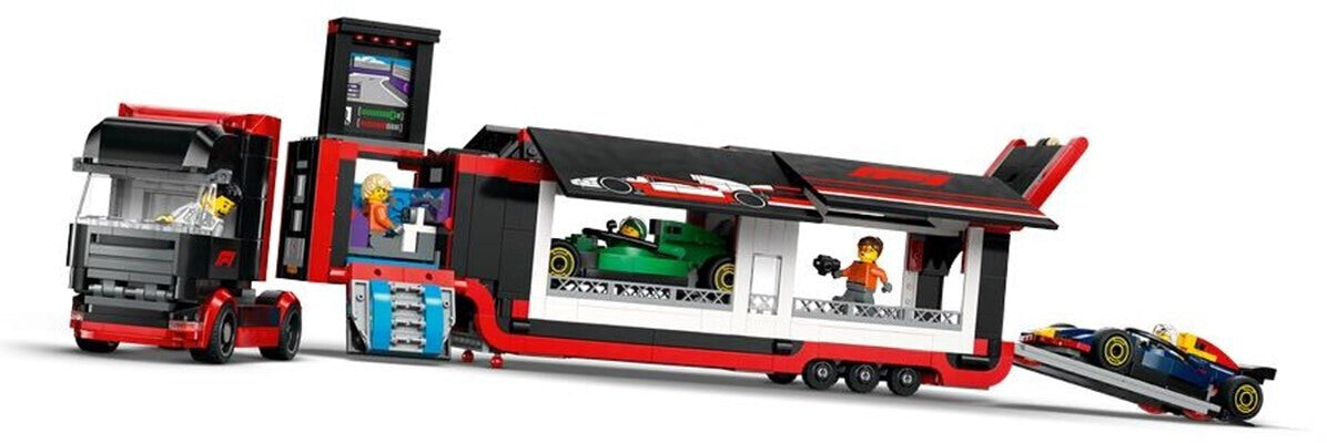 LEGO 60445 City F1 Transporter Mit RB20 & AMR24 F1 Rennautos