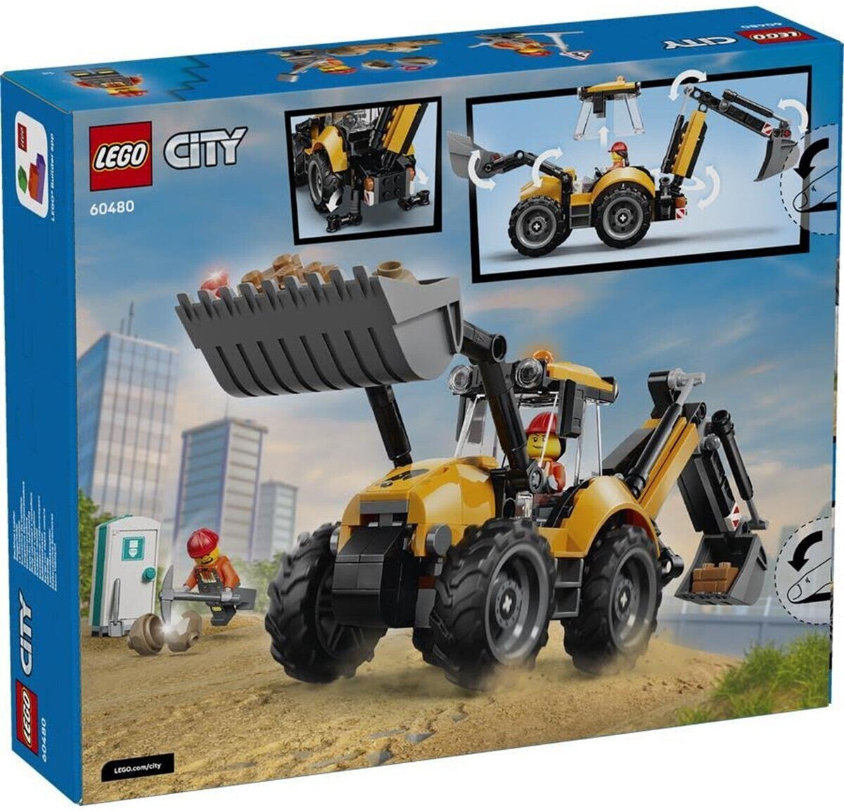 LEGO 60480 City Gelber Baggerlader
