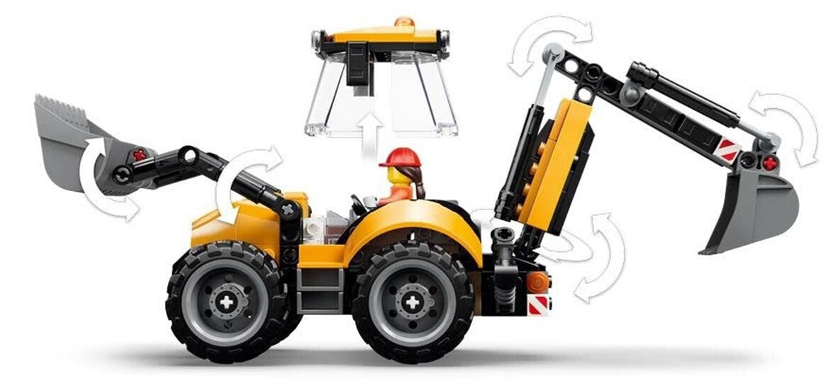 LEGO 60480 City Gelber Baggerlader